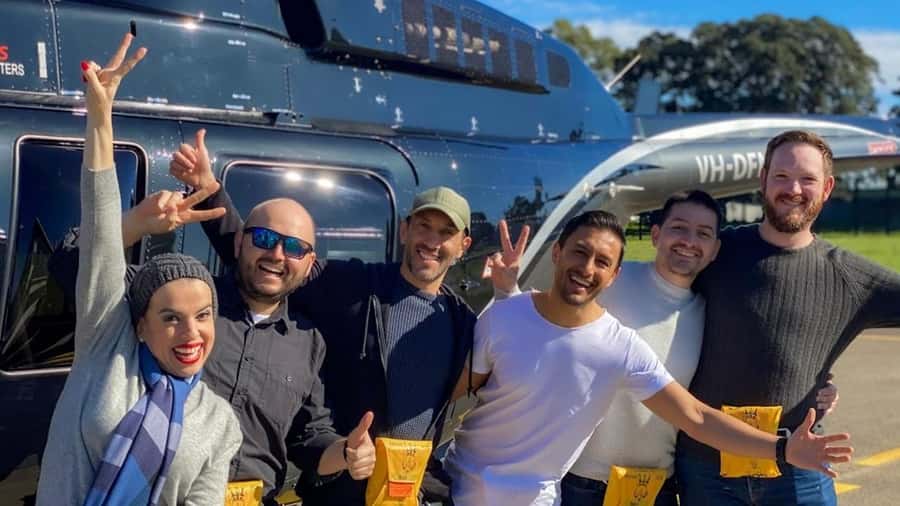 30 Minute Shared Sydney Harbour Scenic Helicopter Tour - The turn back toward Sydney Harbour