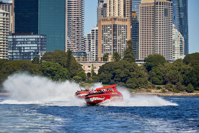 30-Minute Sydney Harbour Jet Boat Thrill Ride - The Harbour Bridge and the changing view