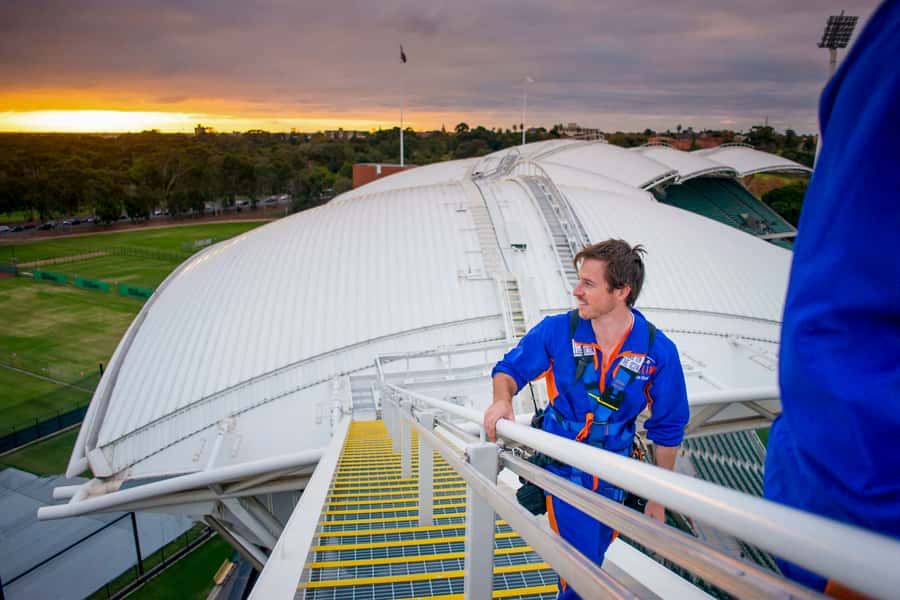Adelaide: Rooftop Climbing Experience of the Adelaide Oval - How Demanding Is the 1.25-Kilometer Route?