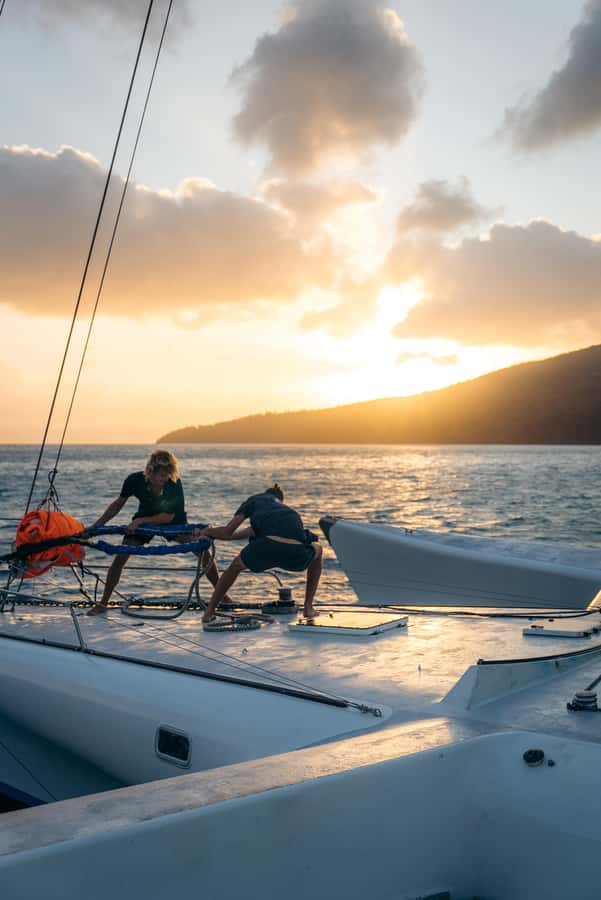 Airlie Beach: 2-Day Whitsunday Islands Sailing Snorkel Tour - A closer look at the schedule