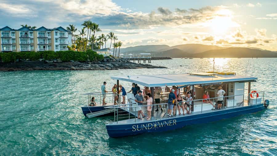 Airlie Beach: 2-Hour Sunset Cruise with Sparkling Wine - Setting off from Coral Sea Marina