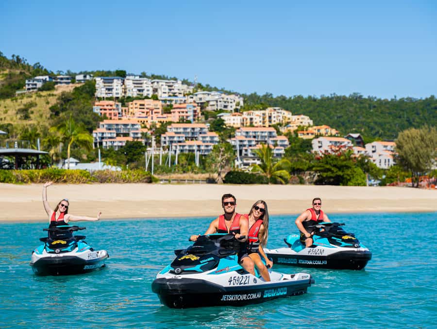 Airlie Beach: Airlie Adventure Jet Ski Tour - Riding past Airlie’s bays and Whitsunday views