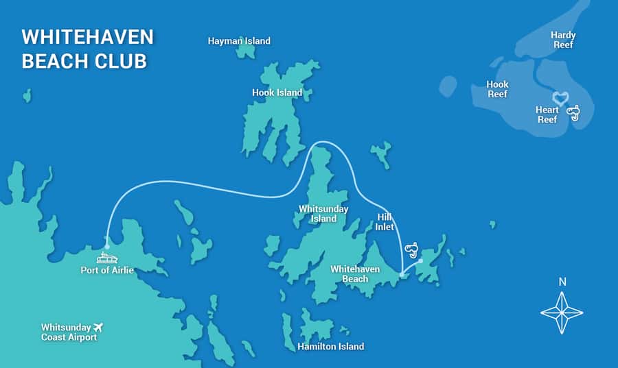 Airlie Beach: Whitehaven Beach Club - What the $112 price really covers