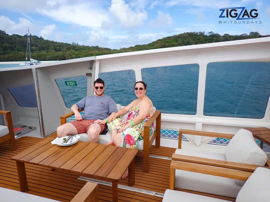 Airlie Beach: Whitehaven Beach Day Tour with Snorkel Option - Lunch, snacks, and the onboard setup