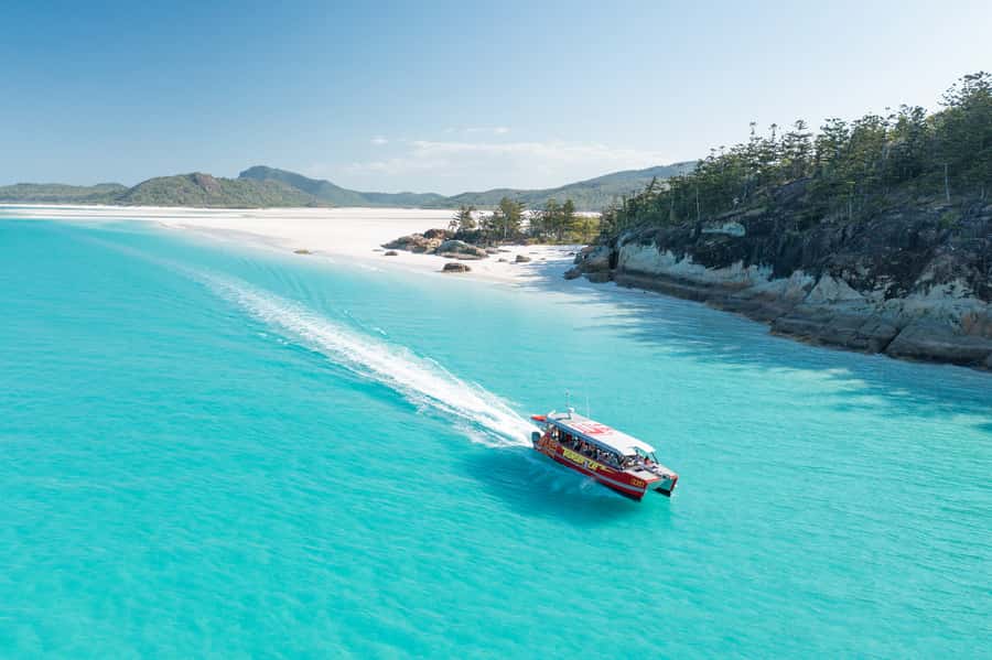 Airlie Beach: Whitehaven Full-Day Eco-Cruise with Buffet - Hill Inlet Lookout and the changing Whitehaven view