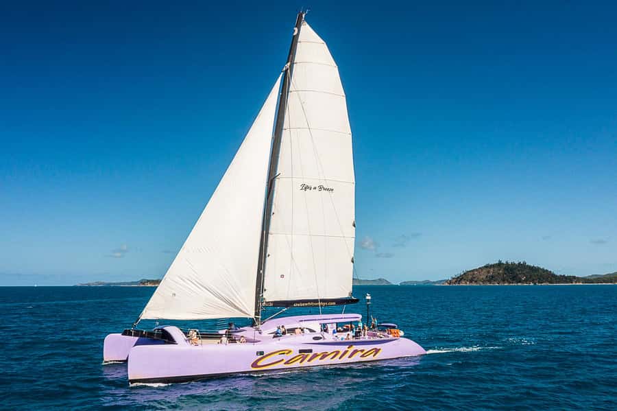Airlie Beach: Whitsundays Full-Day Camira Sailing Adventure - The Hill Inlet walk and its famous lookout