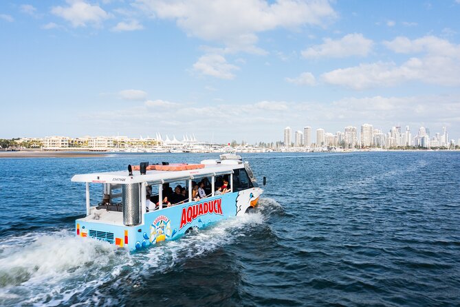 Aquaduck Gold Coast 1 hour City and River Tour - A city tour with a proper splash