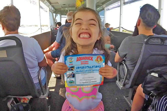 Aquaduck Sunshine Coast - 1hr Mooloolaba Amphibious Tour - What adults get from the one-hour format
