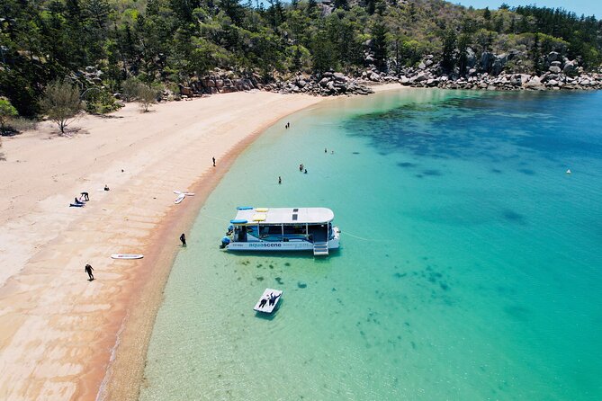 Aquascene Circumnavigation Magnetic Island Tour - Stand-up paddleboards and the beach stop
