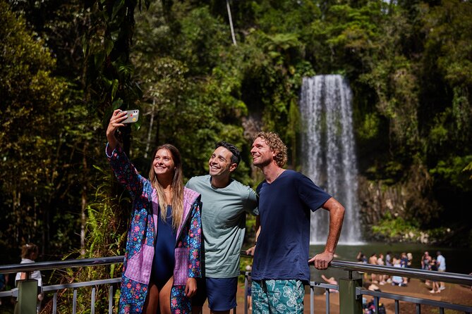 Barefoot Atherton Tablelands Adventure by Cairns Waterfalls - Millaa Millaa Lookout and the famous waterfall