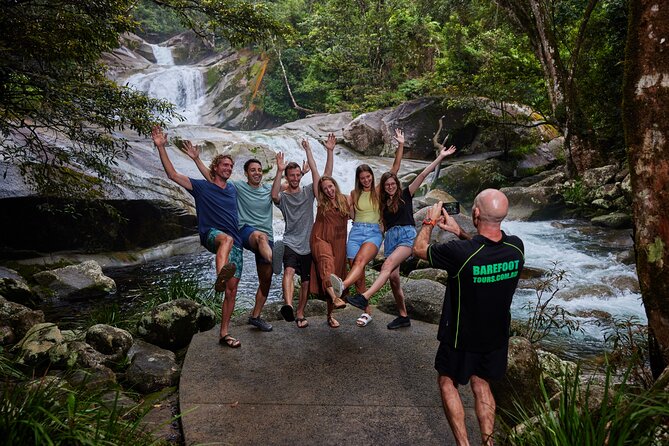 Barefoot Atherton Tablelands Adventure by Cairns Waterfalls - Lake Eacham and a volcanic crater