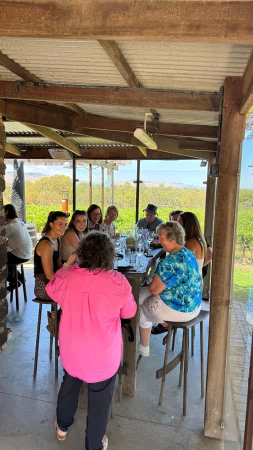 "Barossa Tour from Adelaide: 4 Tastings & Lunch Included" - The final tasting depends on Dorrien or Ubertas