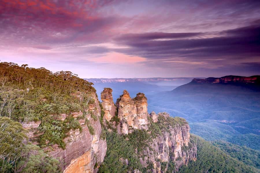 Blue Mountains Sunset Waterfalls Wildlife Tour From Sydney - Wentworth Falls is the physical heart of the tour