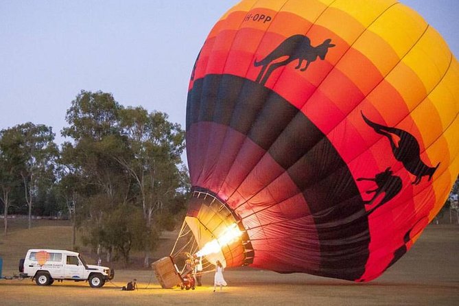 Brisbane's closest Hot Air Balloon Flights - City & Country views - 1 hr flight! - Landing, packing up, and the return to Ipswich
