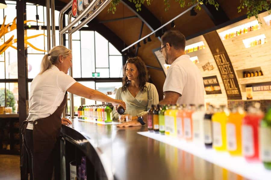 Bundaberg: Brew Tasting and Self-Guided Gallery Tour - Panoramic cameras show the brewing process