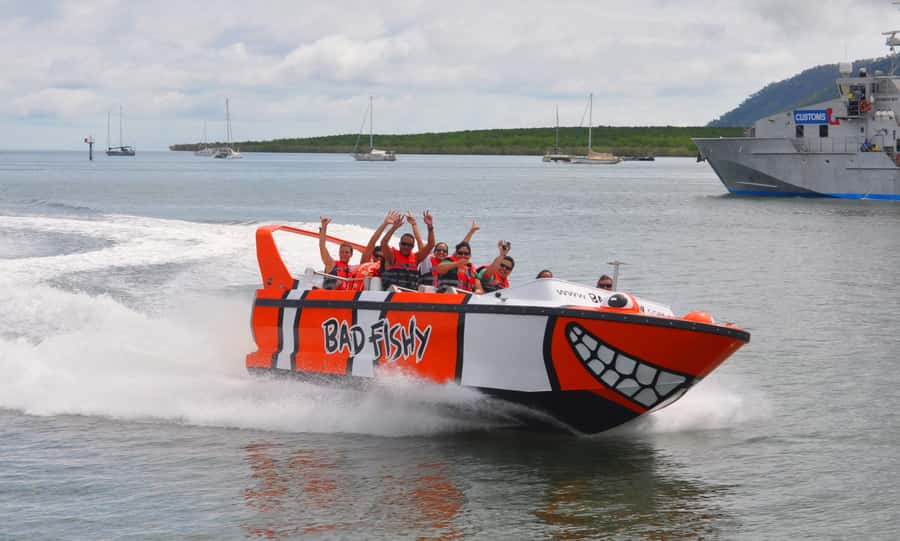 Cairns: 35-Minute Jet Boating Ride - When the captain lets the boat loose
