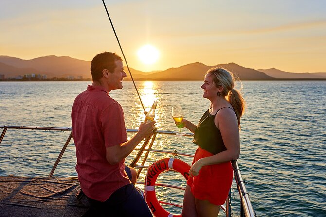 Cairns Catamaran Harbour and Dinner Cruise - A welcome drink and an easy departure