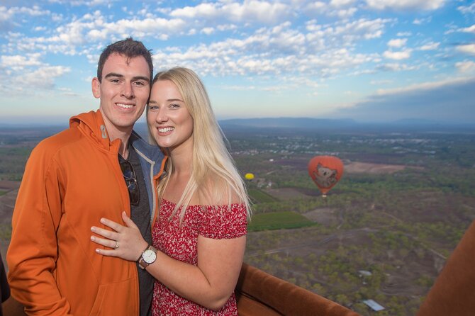 Cairns Classic Hot Air Balloon ride - The flight above farms, rivers, and forest