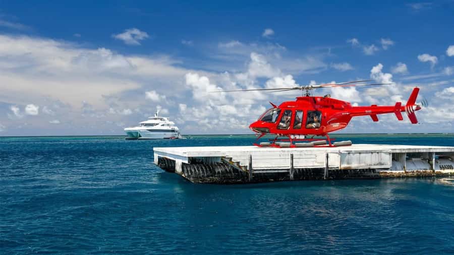 Cairns: Great Barrier Reef Cruise & Scenic Helicopter Flight - Saxon Reef: your first underwater session
