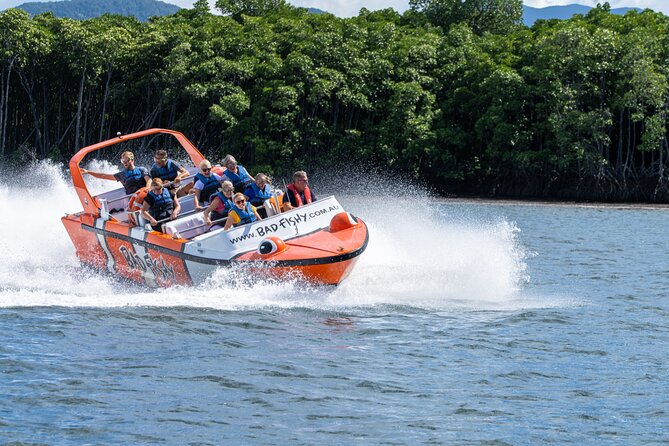 Cairns Jet Boat Ride - A fast start from Marlin Marina
