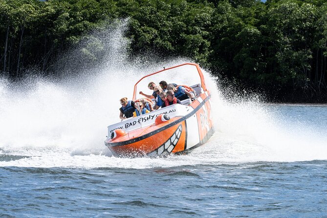 Cairns Jet Boat Ride - Getting wet is part of the deal