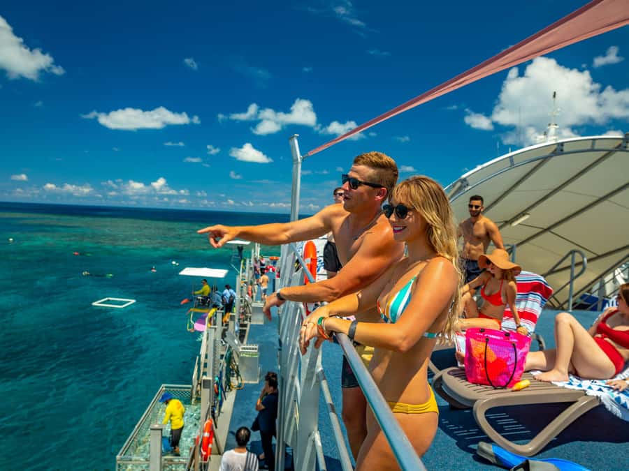 Cairns: Outer Great Barrier Reef Pontoon with Activities - Buffet lunch and onboard costs