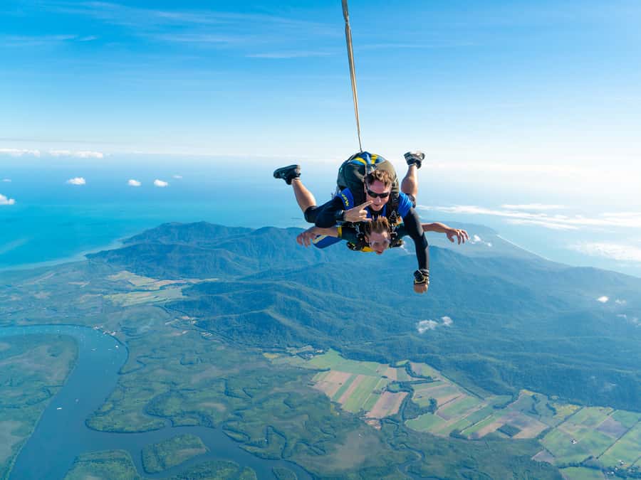 Cairns: Tandem Skydive Experience - Leaving the aircraft at 15,000 feet