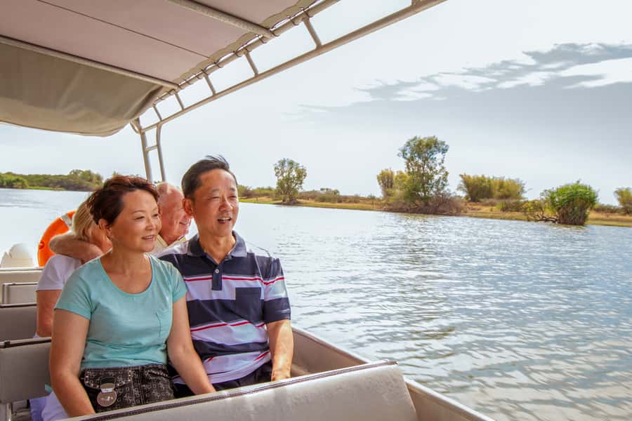 Darwin: Adelaide River Half-Day Jumping Crocs Cruise - Walking the wetlands at Fogg Dam