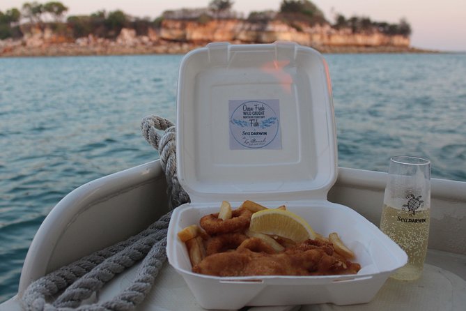 Darwin Sunset Cruise Including Fish 'n' Chips - Setting out from Stokes Hill Wharf at 5:30 pm