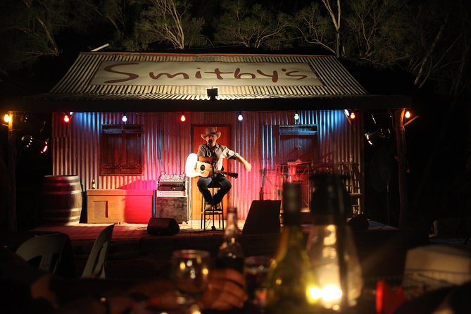 Drover's Sunset Cruise includes Smithy's Outback Dinner and Show - Why this Longreach evening works so well