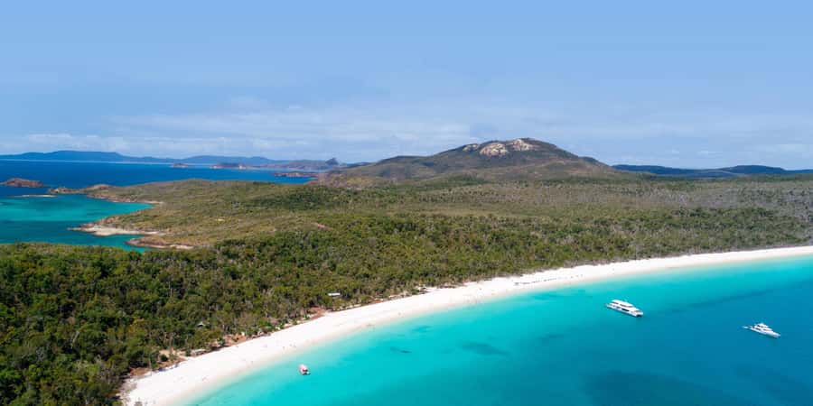 From Airlie: Whitsundays and Whitehaven Half-Day Cruise - The real shape of this seven-hour Whitehaven trip