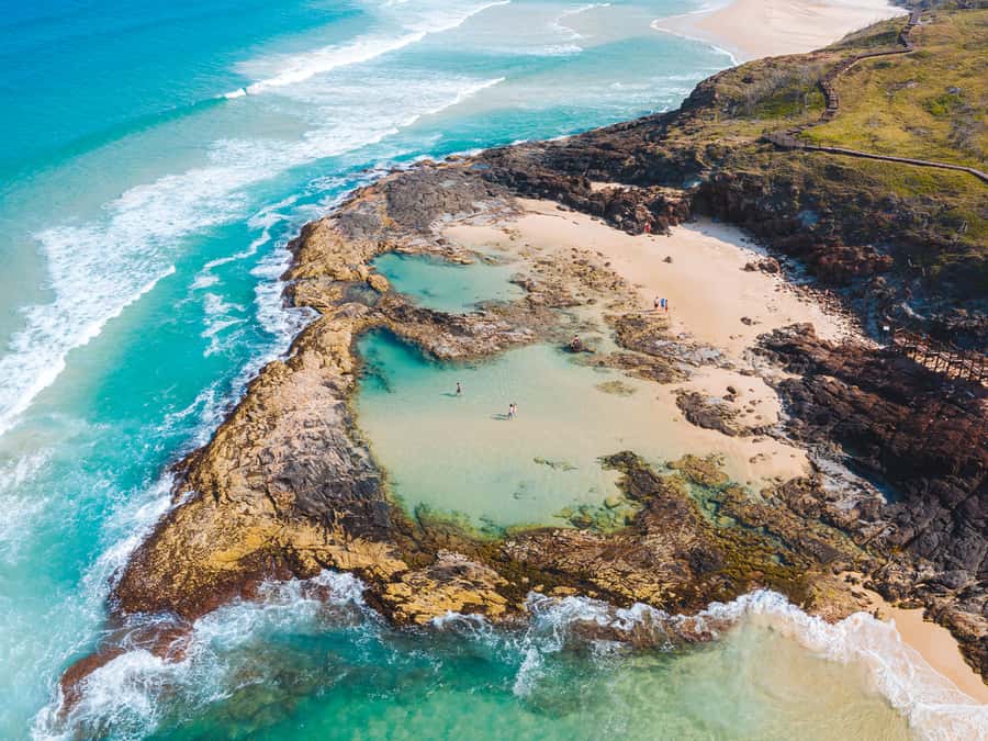 From Hervey Bay: K'gari, Fraser Island Two-Day Coach Tour - The Pinnacles and the story behind the colored sands