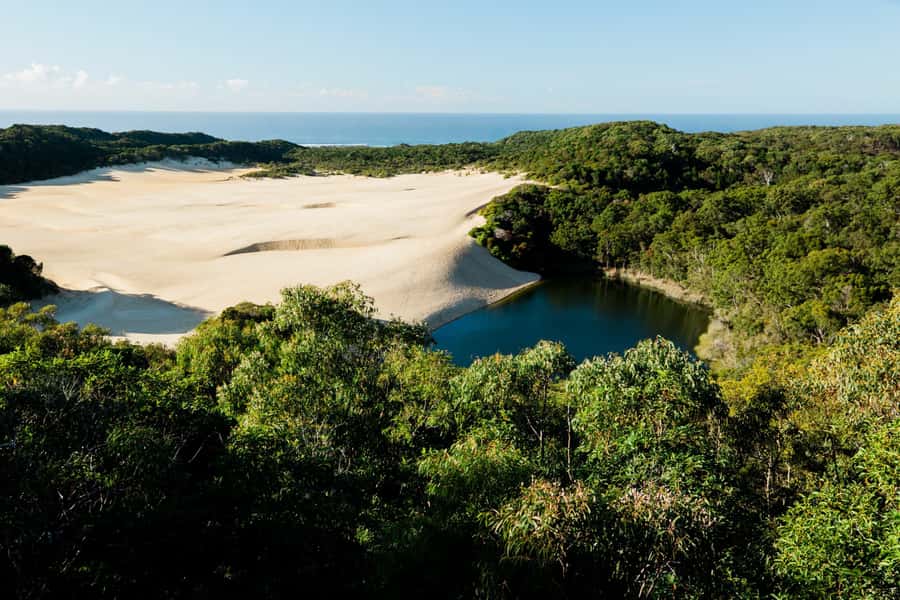 From Hervey Bay: K'gari, Fraser Island Two-Day Coach Tour - From Hervey Bay to K’gari by ferry