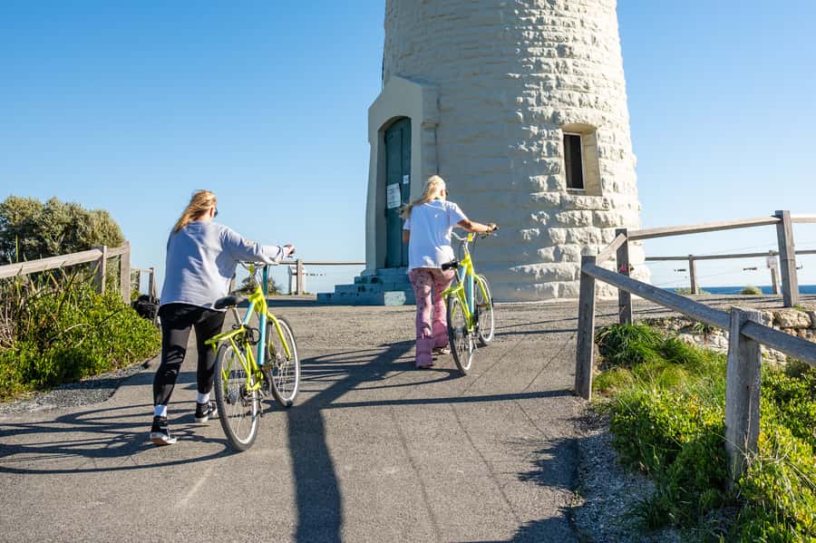 From Perth: Rottnest Island Full-Day Bike and Ferry Trip - Beaches, bays, and swimming stops