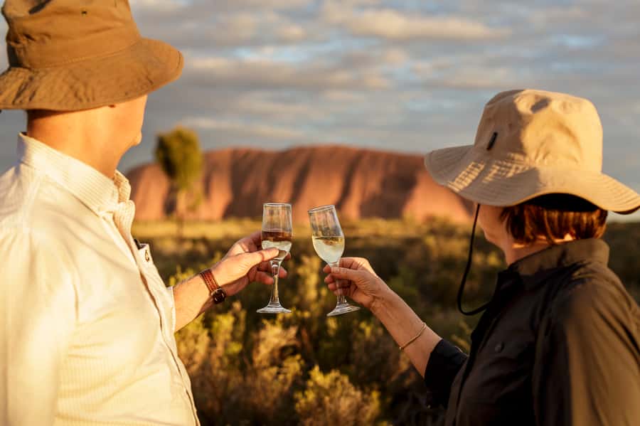 From Yulara: Uluru Tour and Sunset BBQ - The Mala Walk brings you close to Uluru