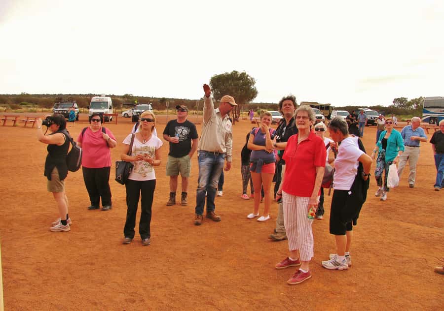 From Yulara: Uluru Tour and Sunset BBQ - The Cultural Centre gives Uluru a human voice