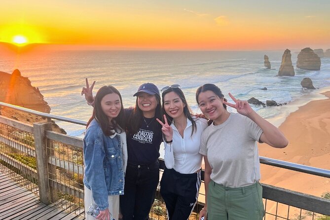 Full-Day Great Ocean Road and 12 Apostles Sunset Tour from Melbourne - Gibsons Steps puts you below the cliffs