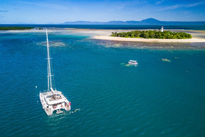 Full Day Low Isles Sailing & Snorkelling Cruise from Port Douglas - Leaving Port Douglas on a Sailing Catamaran