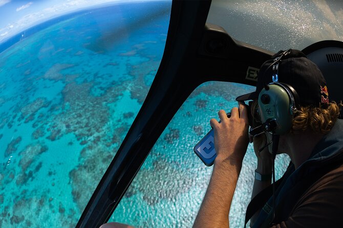 Full Day Reef Cruise and 10 Minute Helicopter Scenic Flight - Snorkeling, introductory scuba, and certified scuba