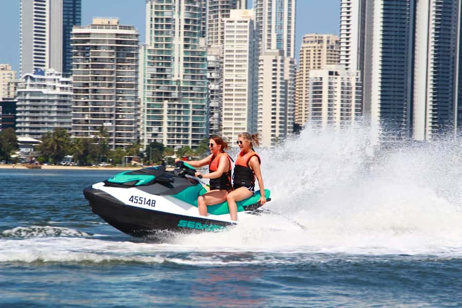 Gold Coast: 1-Hour Jet Ski Ride -No slow zones + Free Photos - Free Photos Without a Phone in Your Pocket