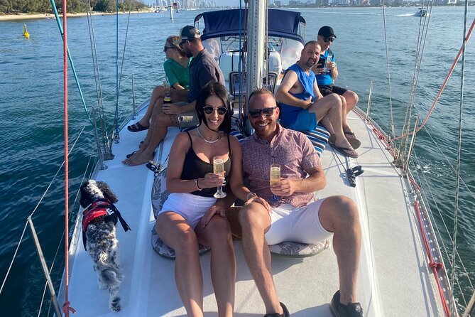Gold Coast 2 hour Sunset Sailing Cruise with Drinks&Tasting Plate - Sailing past Marina Mirage and the Spit