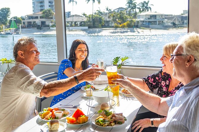 Gold Coast Buffet Lunch Sightseeing Cruise - Marina Mirage and Palazzo Versace from the river