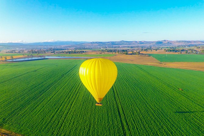 Gold Coast Hot Air Balloon + Winery Breakfast + Return Transfers - The balloon flight over Canungra country