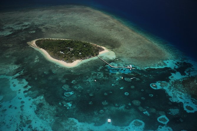 Great Barrier Reef 40 Minute Scenic Flight from Cairns - Reef Hopper - Green Island from above