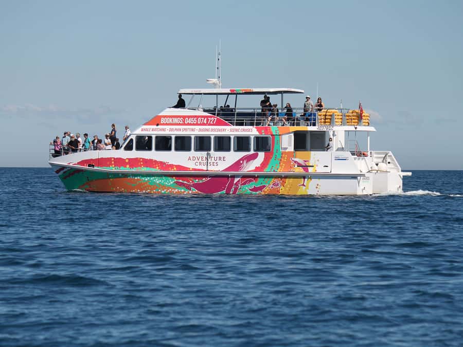 Hervey Bay: Sunset Cruise to Great Sandy Marine Park - Leaving Hervey Bay as the afternoon fades