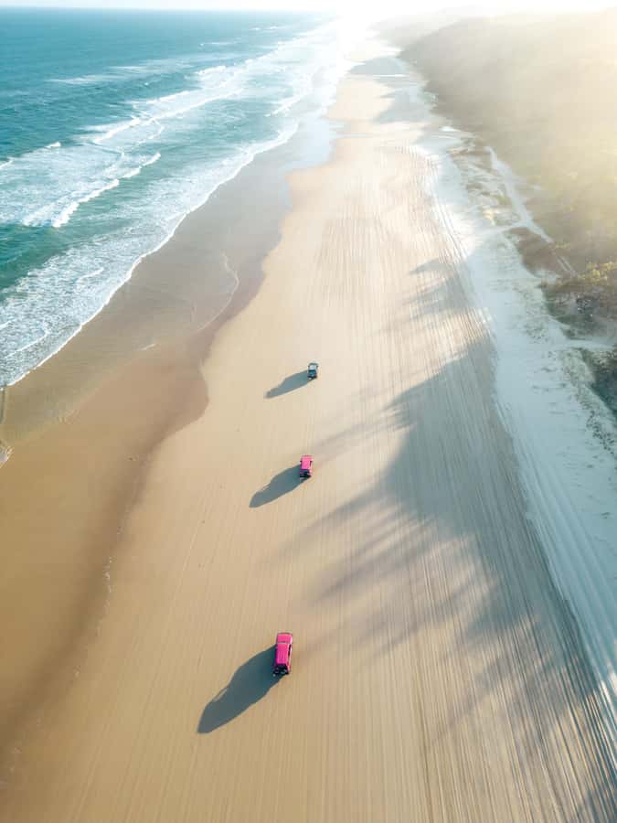 Hervey Bay to K'gari/Fraser Island 2-Day Tour (Beach House) - 75 Mile Beach, the Maheno Shipwreck, and the island’s open coast