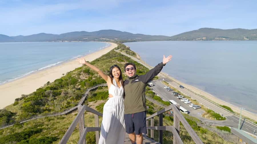 Hobart: Bruny Island Food, Sightseeing & Lighthouse Day Tour - Adventure Bay and the search for a white wallaby