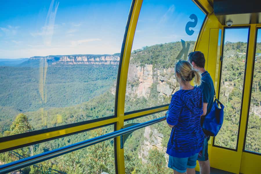Katoomba: Lyrebird Hop-On Hop-Off and Scenic World Pass - Seeing the mountains from the top deck