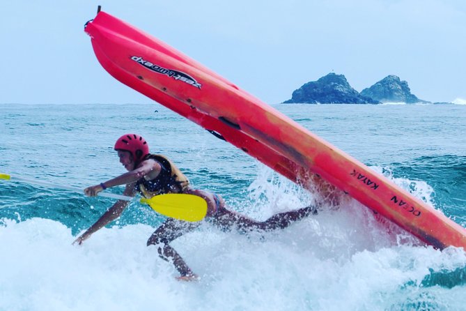 Kayaking with Dolphins in Byron Bay Guided Tour - Waves, safety, and how wet you will get