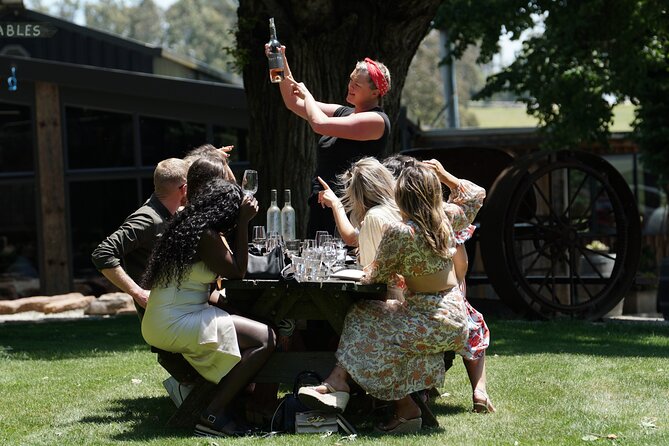 Laid back, Yarra Valley Wine Tour: Wine, Cider, Gin, Beer + Choc - Yering Farm Wines: the cider surprise